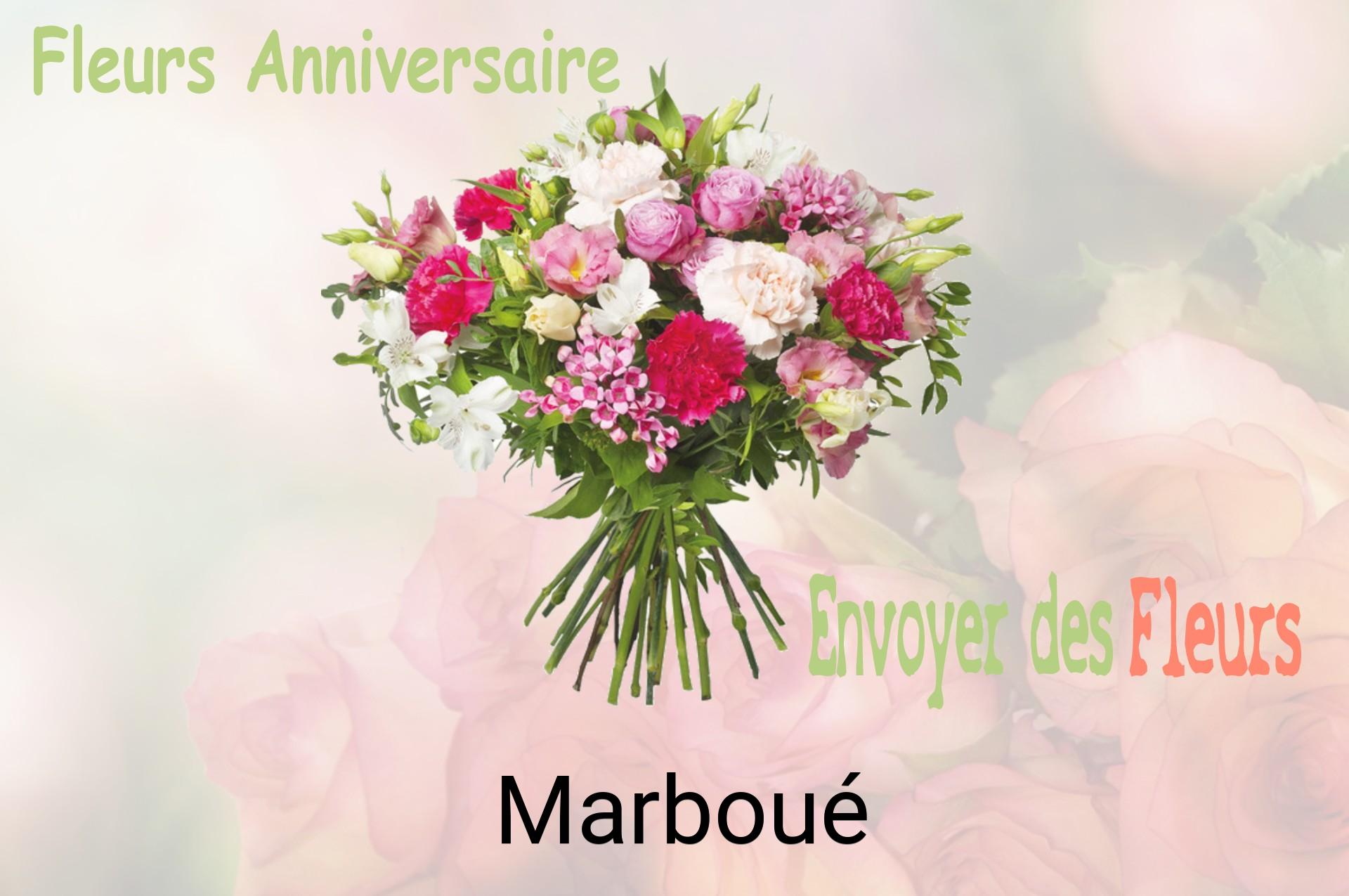 Bouquet de fleurs d’anniversaire livré à Marboué